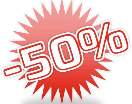 Sconto 50%