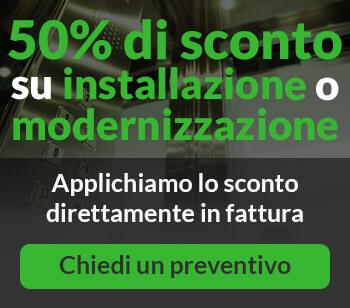 Sconto 50% su modernizzazione o installazione